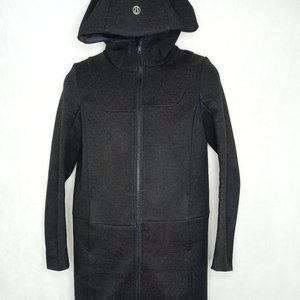 Lululemon Long Brown Light Jacket Hooded (M)